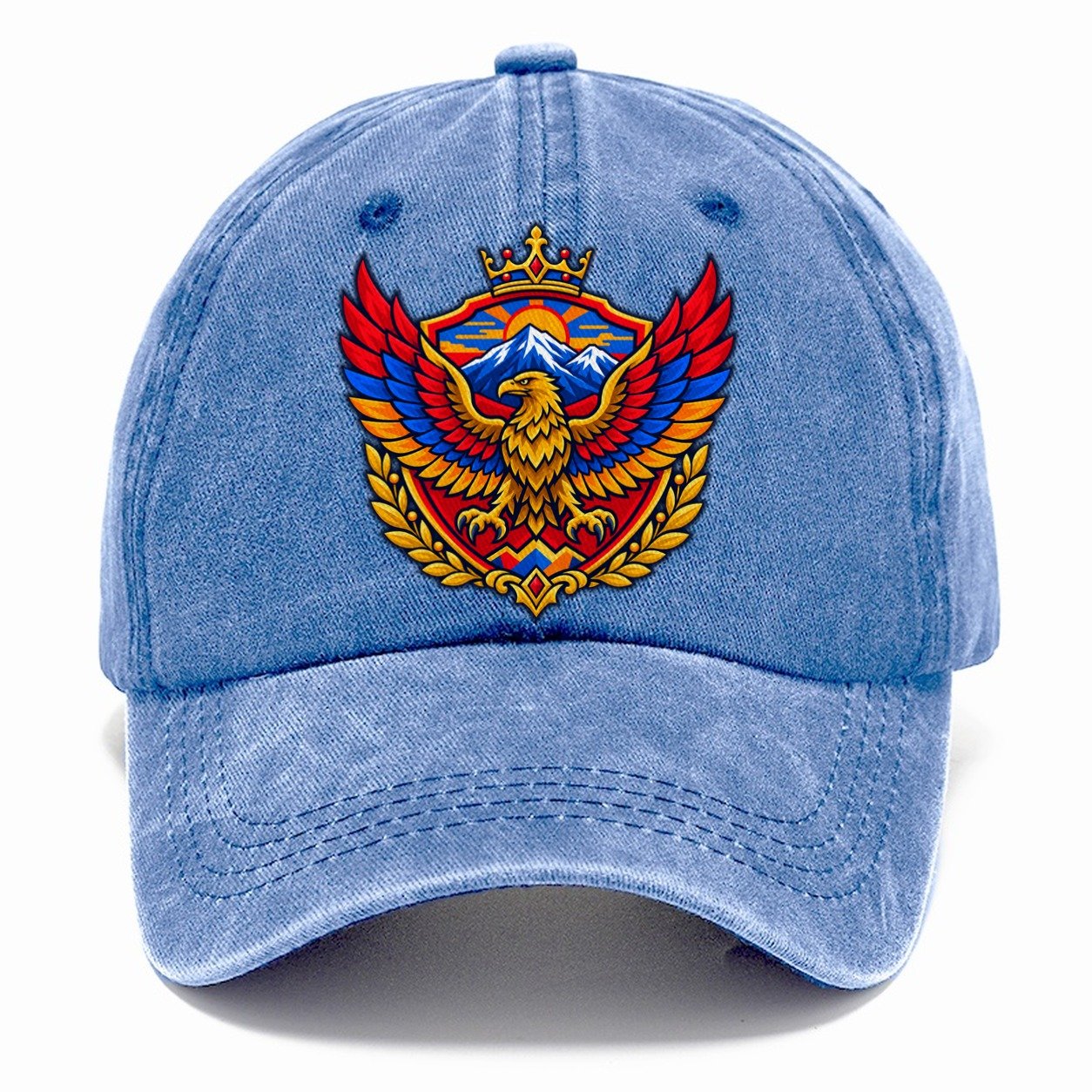Armenia Heraldic Crest Country Logos Classic Cap – Summer Sky