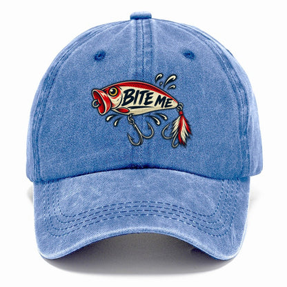 Bite Me Lure Fishing Elegant Classic Cap – Summer Sky