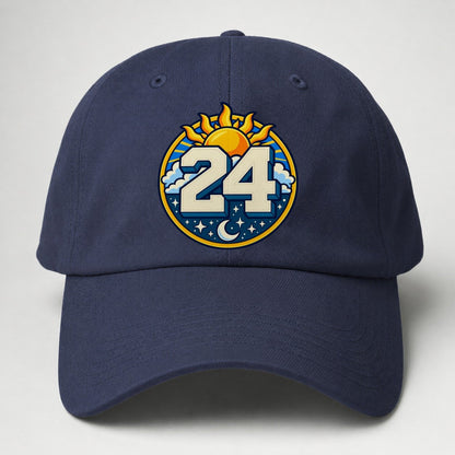 All Day Every Hour Number Club Baseball Cap – Twilight Navy
