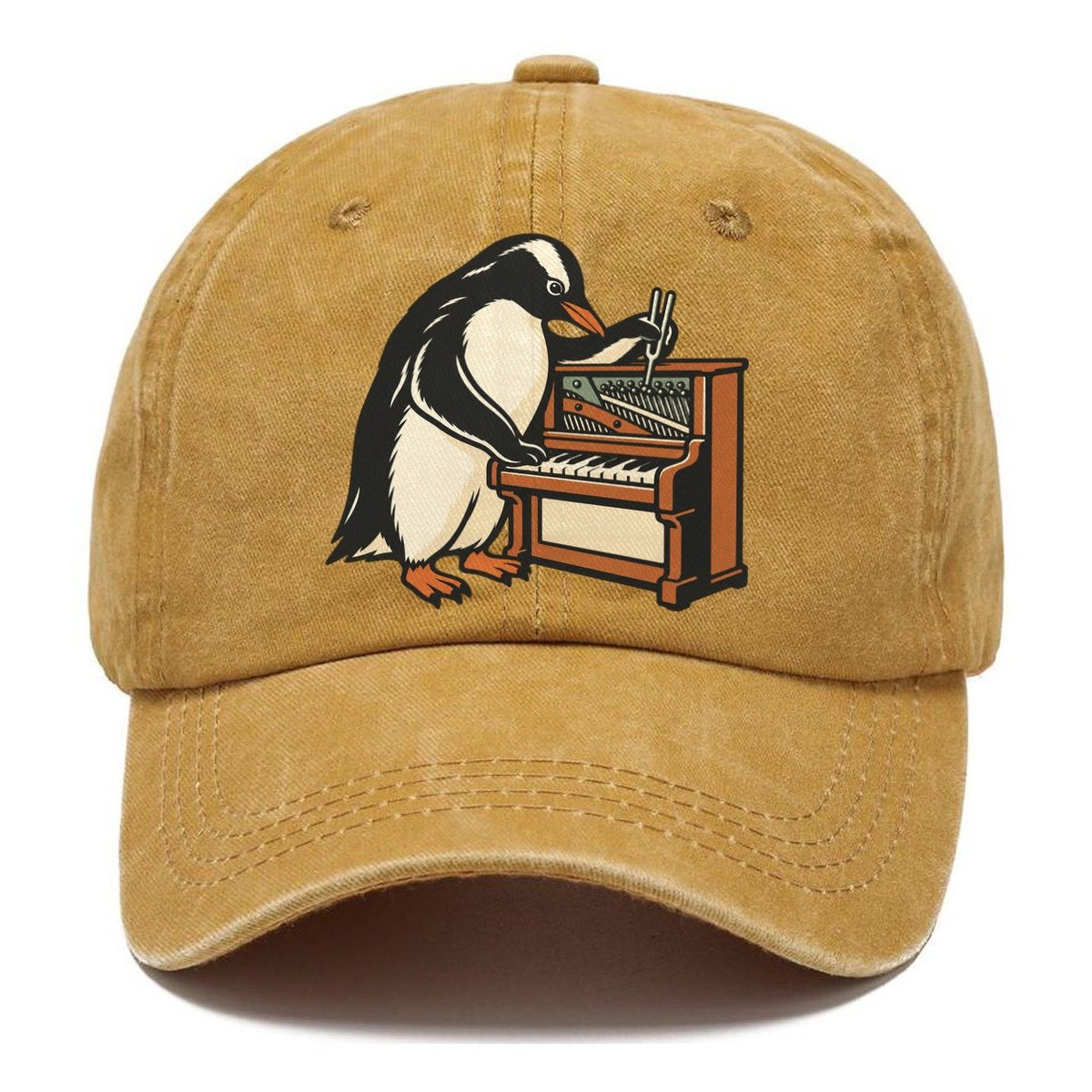 Penguin Piano Tuner Sundown Familiars Classic Cap – Golden Harvest