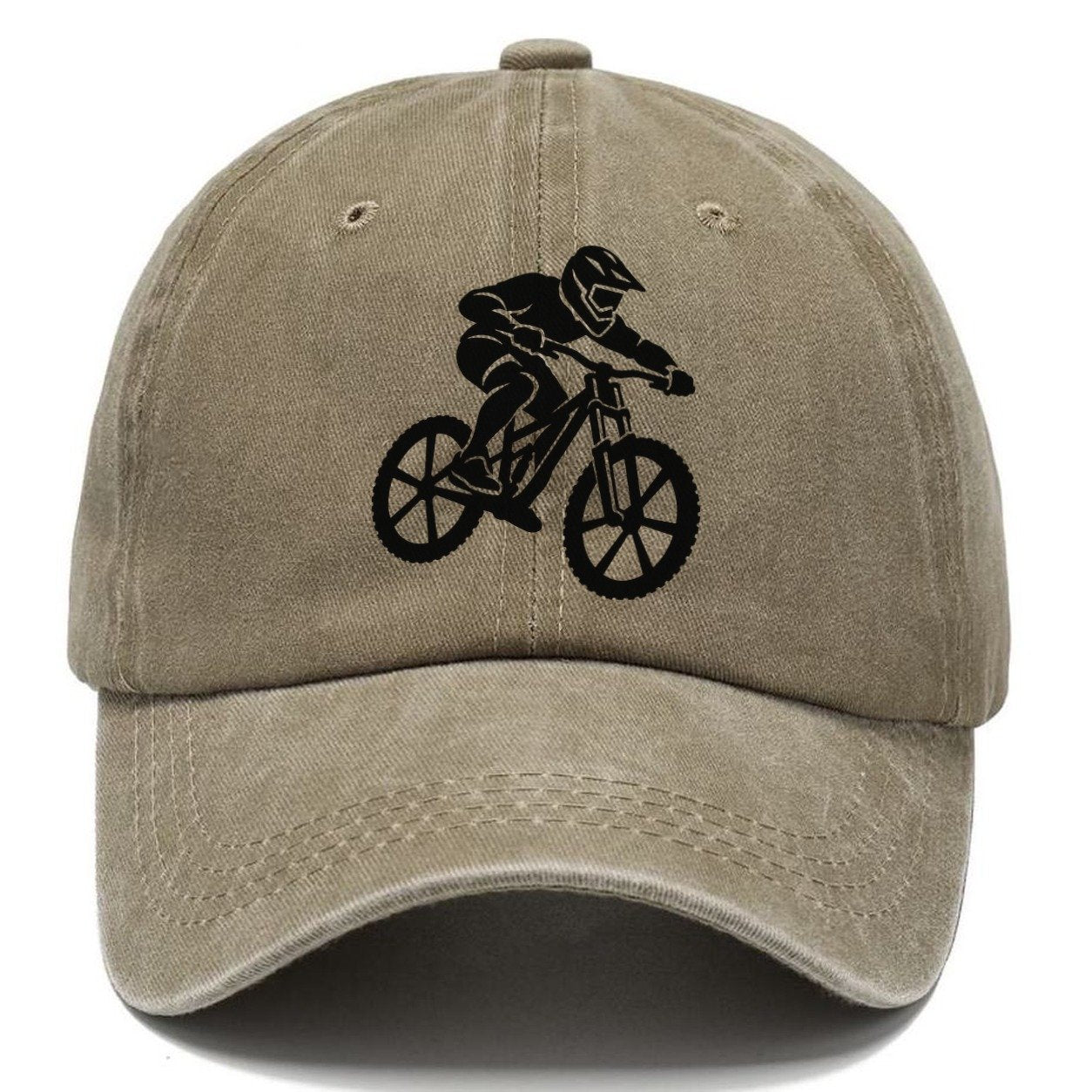 Downhill Trail Rider Cycling Life Classic Cap – Warm Sand