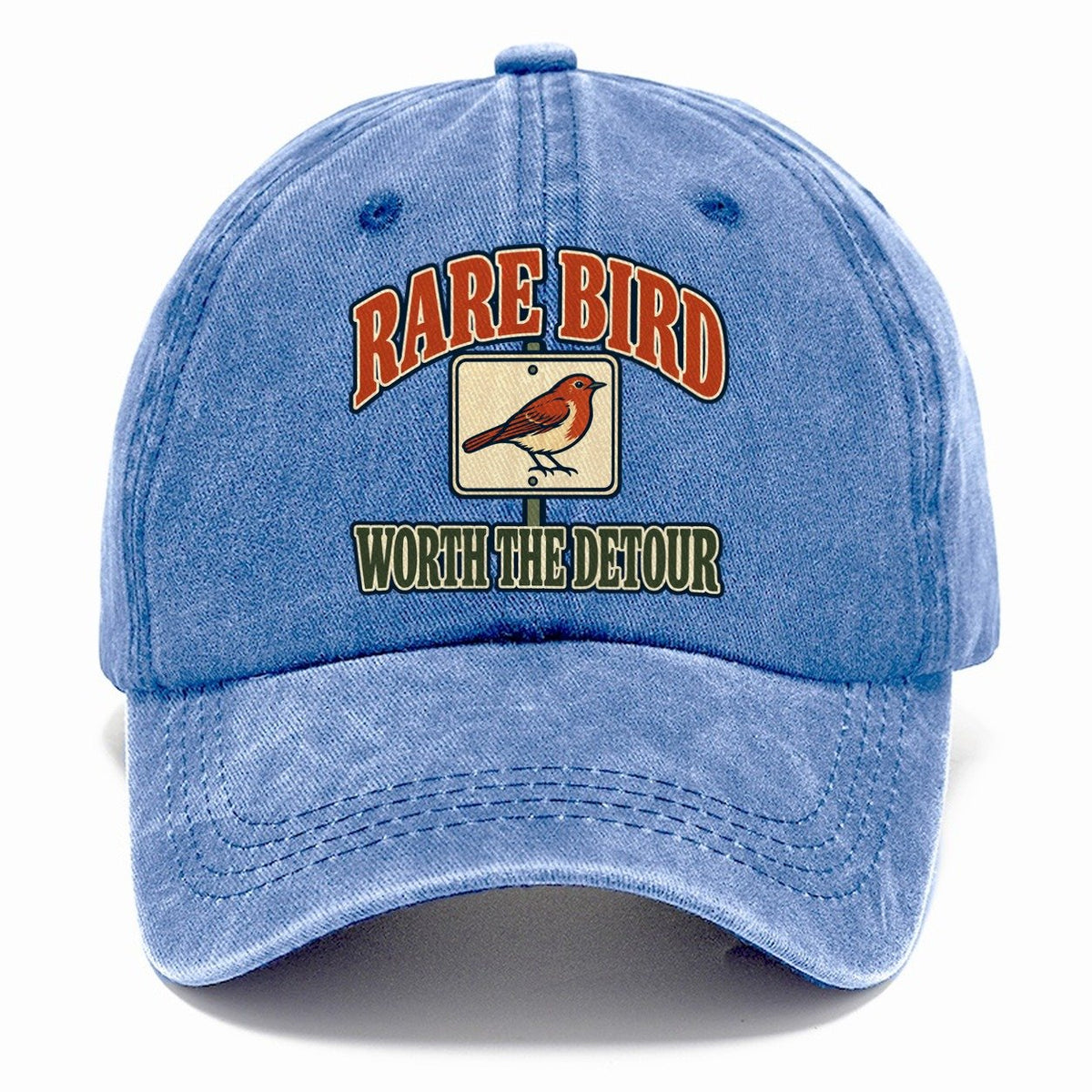 Rare Bird Worth The Detour Birdwatching Classic Cap – Summer Sky