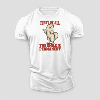Samoyed Dog Declarations Cotton T-Shirt – White