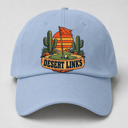 Desert Links Golf Life Baseball Cap – Light Blue