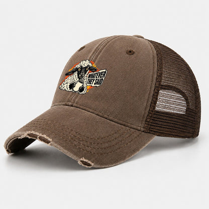 Whatever They Said Sheep Washed Trucker Hat – Coffee
