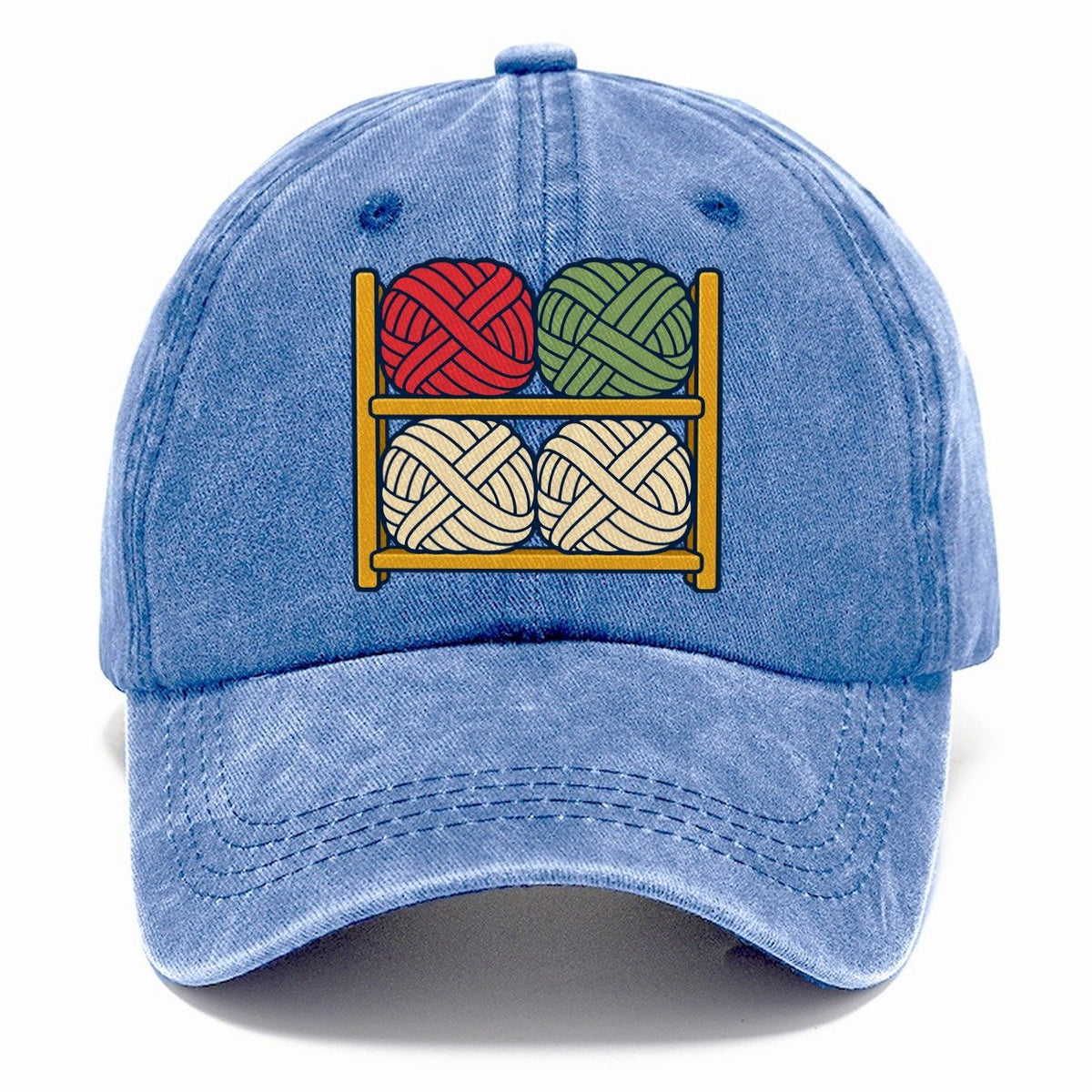 Yarn Stash Shelves Yarn Crafts Classic Cap – Summer Sky