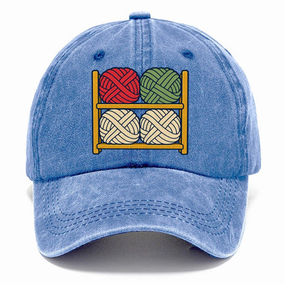 Yarn Stash Shelves Yarn Crafts Classic Cap – Summer Sky