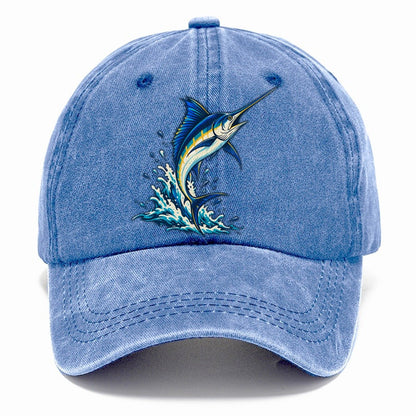 Marlin Leap Fishing Elegant Classic Cap – Summer Sky