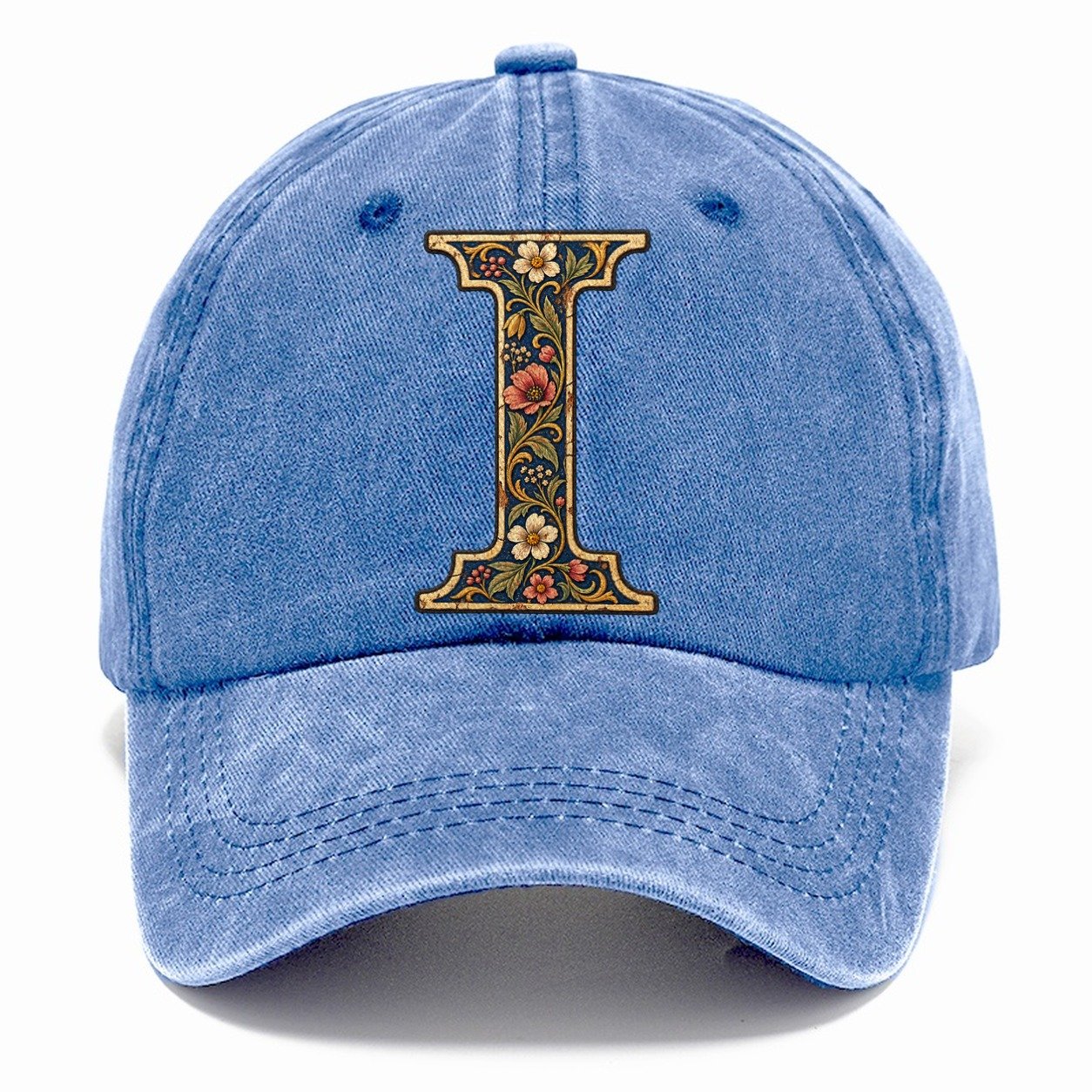 Wildflower I Monogram Classic Cap – Summer Sky