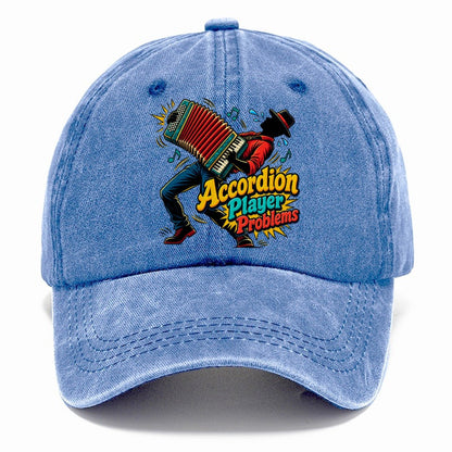 Accordion Player Problems Music Instruments Classic Cap – Summer Sky