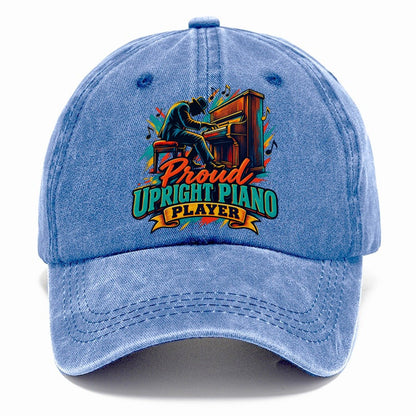 Proud Upright Piano Player Music Instruments Classic Cap – Summer Sky