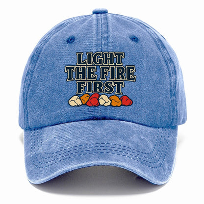 Light The Fire First Blacksmithing Classic Cap – Summer Sky