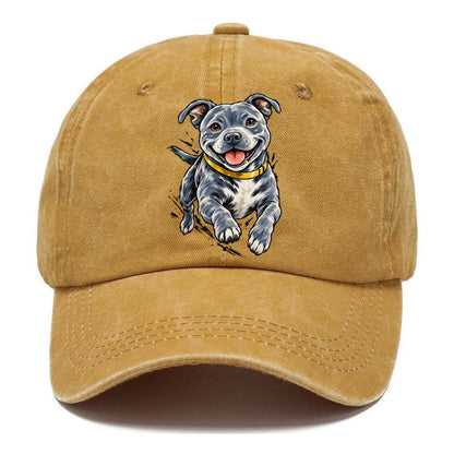 Staffordshire Bull Terrier Expressive Ink Classic Cap – Golden Harvest