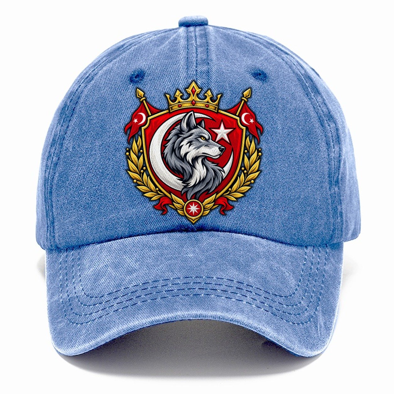 Turkey Heraldic Crest Country Logos Classic Cap – Summer Sky