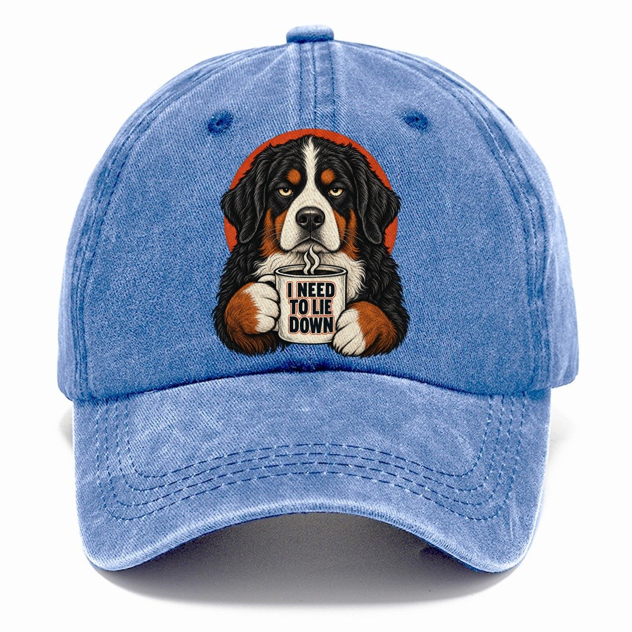 Bernese Mountain Dog Mug Truths Classic Cap – Summer Sky