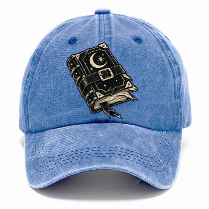 Clasped Spellbook Witch Magic Classic Cap – Summer Sky