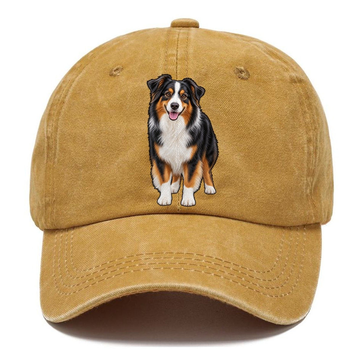 Black Tri Australian Shepherd Classic Cap – Golden Harvest