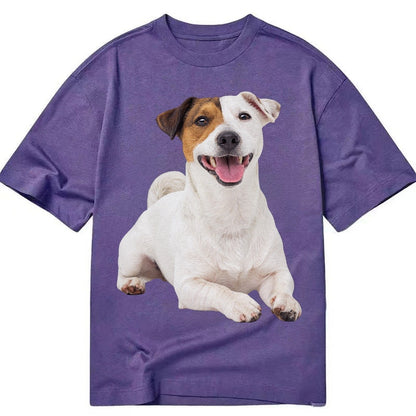 Jack Russell Terrier Dog Classic T-shirt – Purple