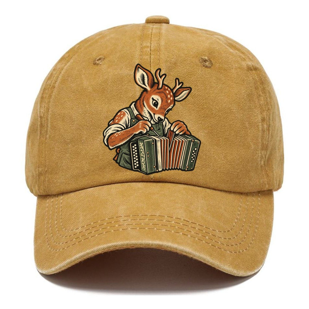 Deer Accordion Repairer Sundown Familiars Classic Cap – Golden Harvest
