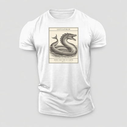 Leviathan Specimen Plate Creature Canticle Cotton T-Shirt – White