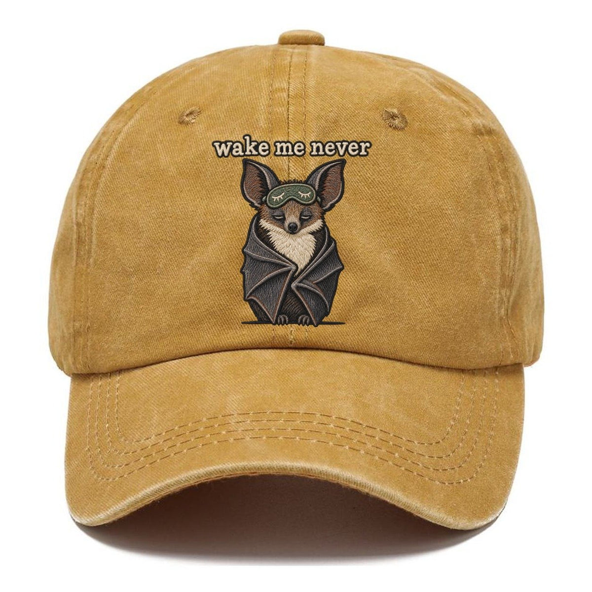 Wake Me Never Strongly Worded Classic Cap – Golden Harvest