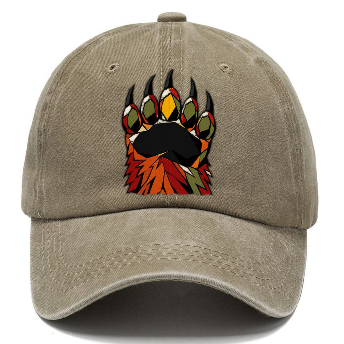Grizzly Bear Paw Classic Cap – Warm Sand
