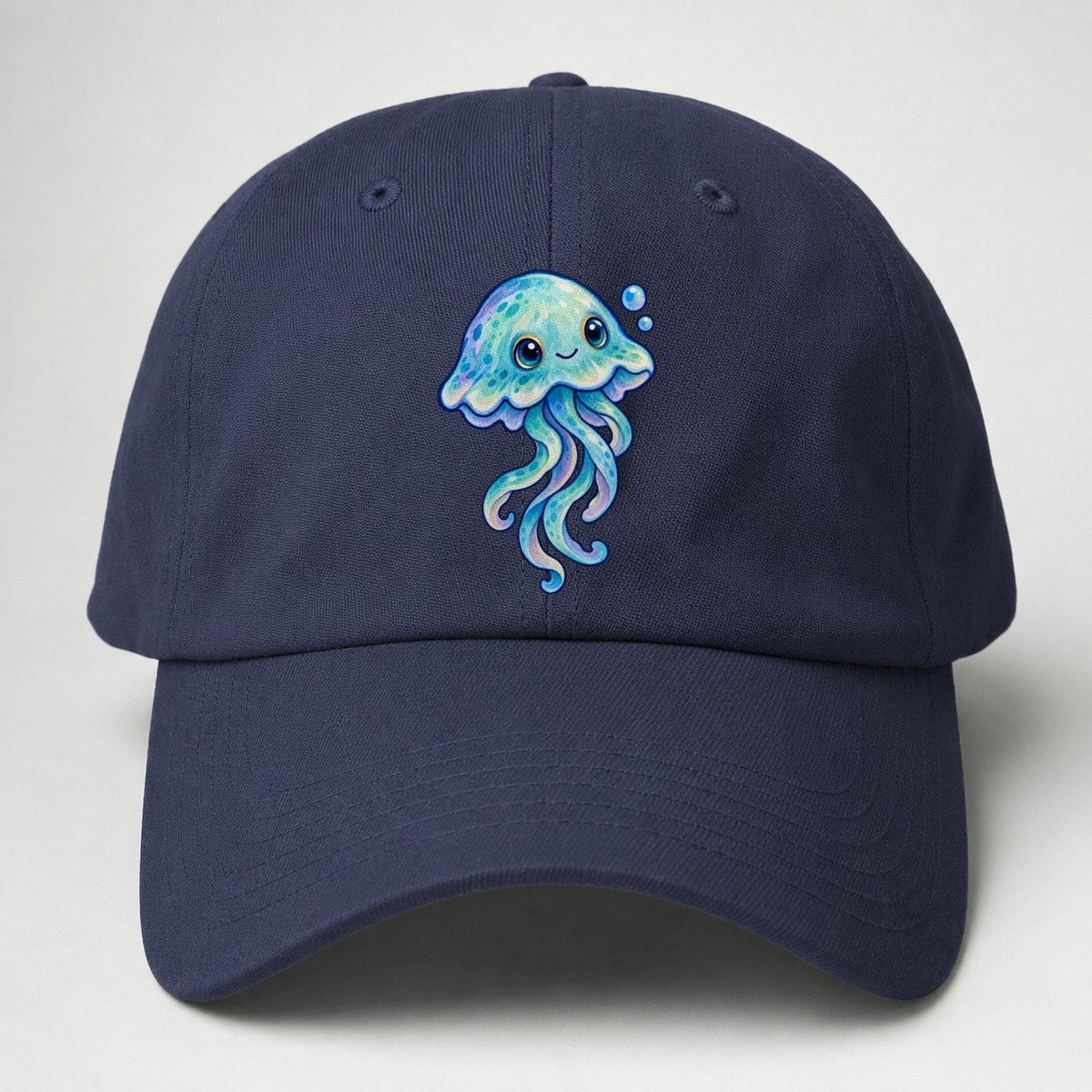 Jellyfish Upward Drift Sea Sprite Baseball Cap – Twilight Navy