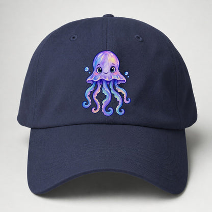 Jellyfish Front Glow Sea Sprite Baseball Cap – Twilight Navy