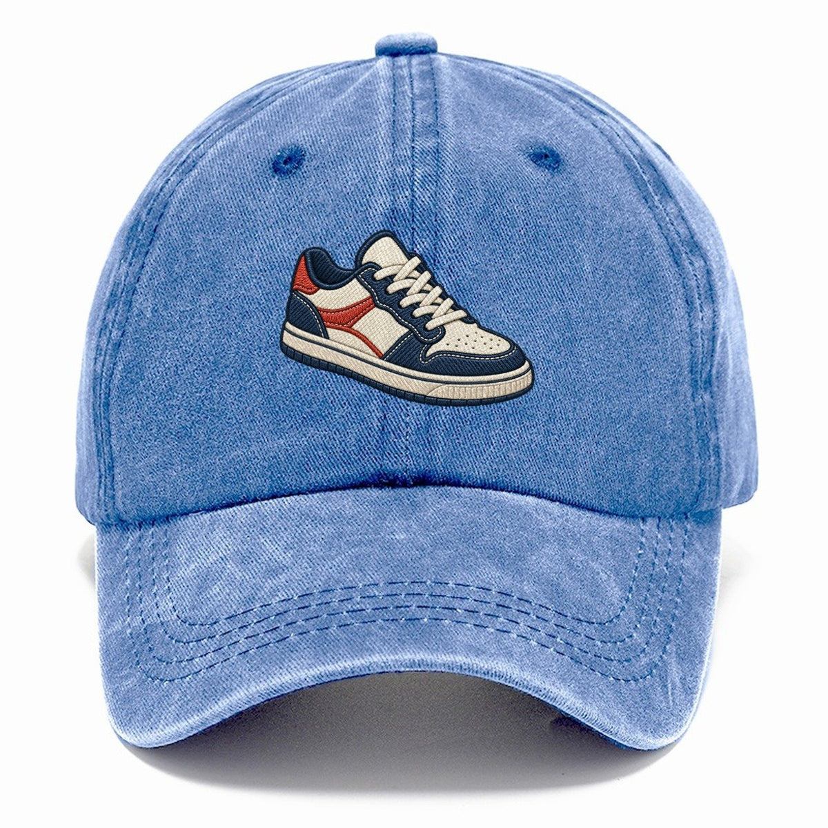 Low Top Court Sneaker Tiny Solo Marks Classic Cap – Summer Sky