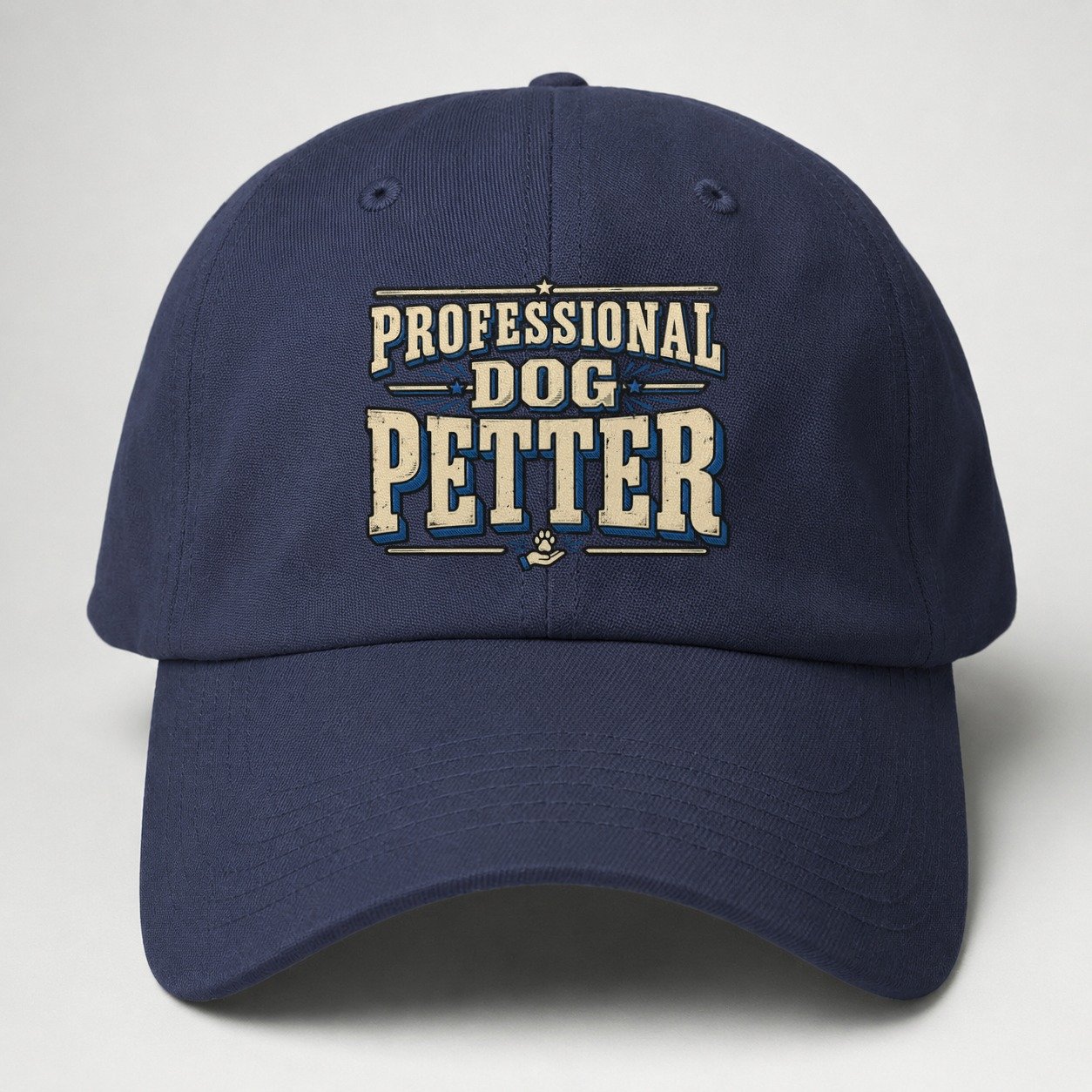 Professional Dog Petter American Wit Baseball Cap – Twilight Navy