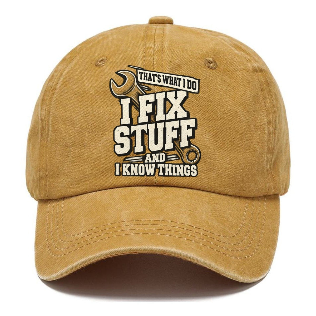 That's What I Do I Fix Stuff Classic Cap – Golden Harvest