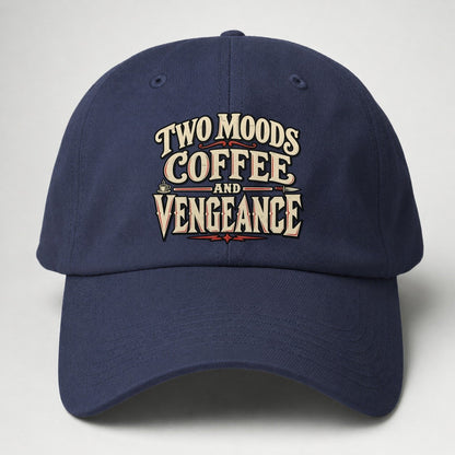 Two Moods Coffee And Vengeance American Wit Baseball Cap – Twilight Navy