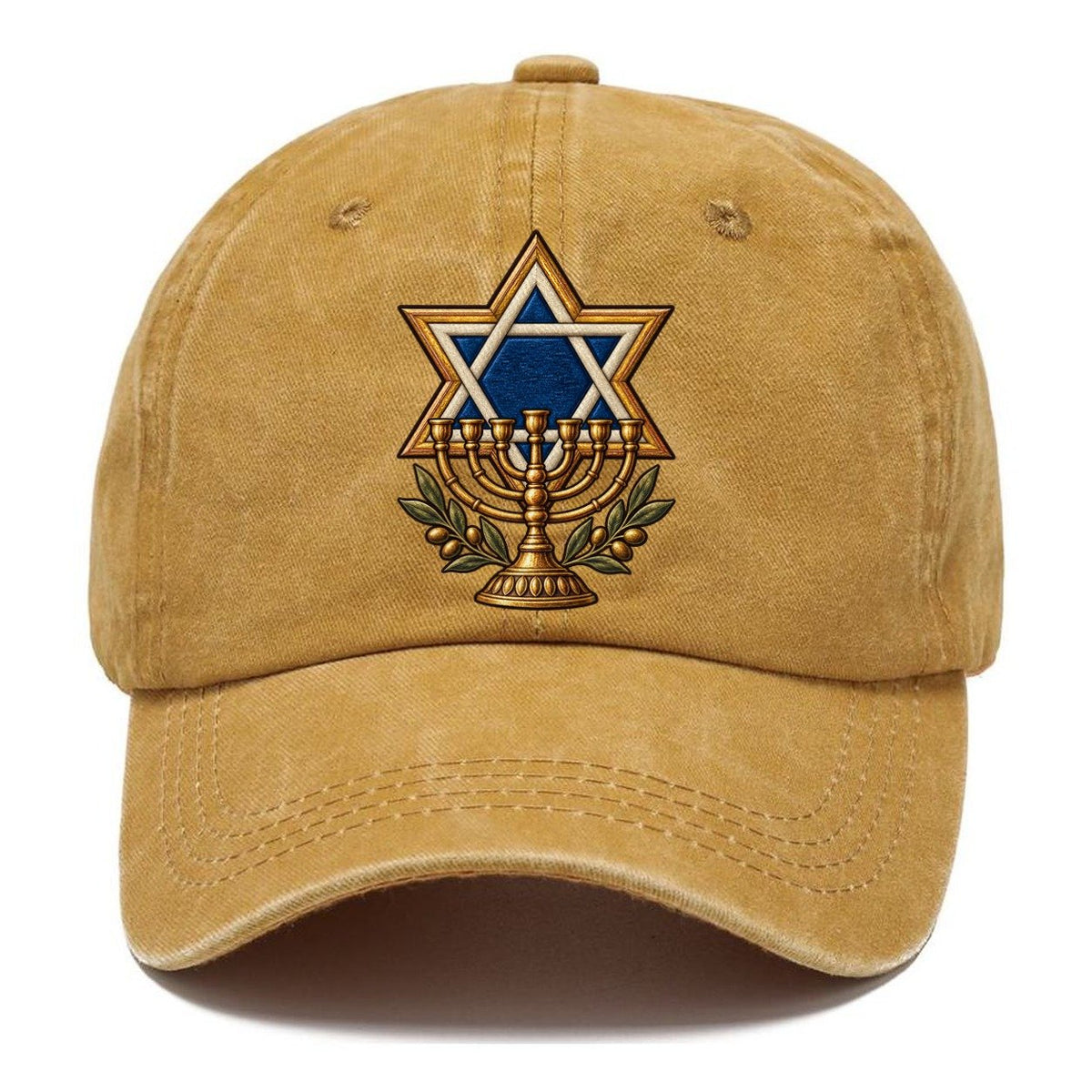 Star And Menorah Fan Favorites Classic Cap – Golden Harvest