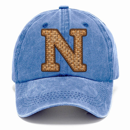 Woven Tweed N Monogram Classic Cap – Summer Sky