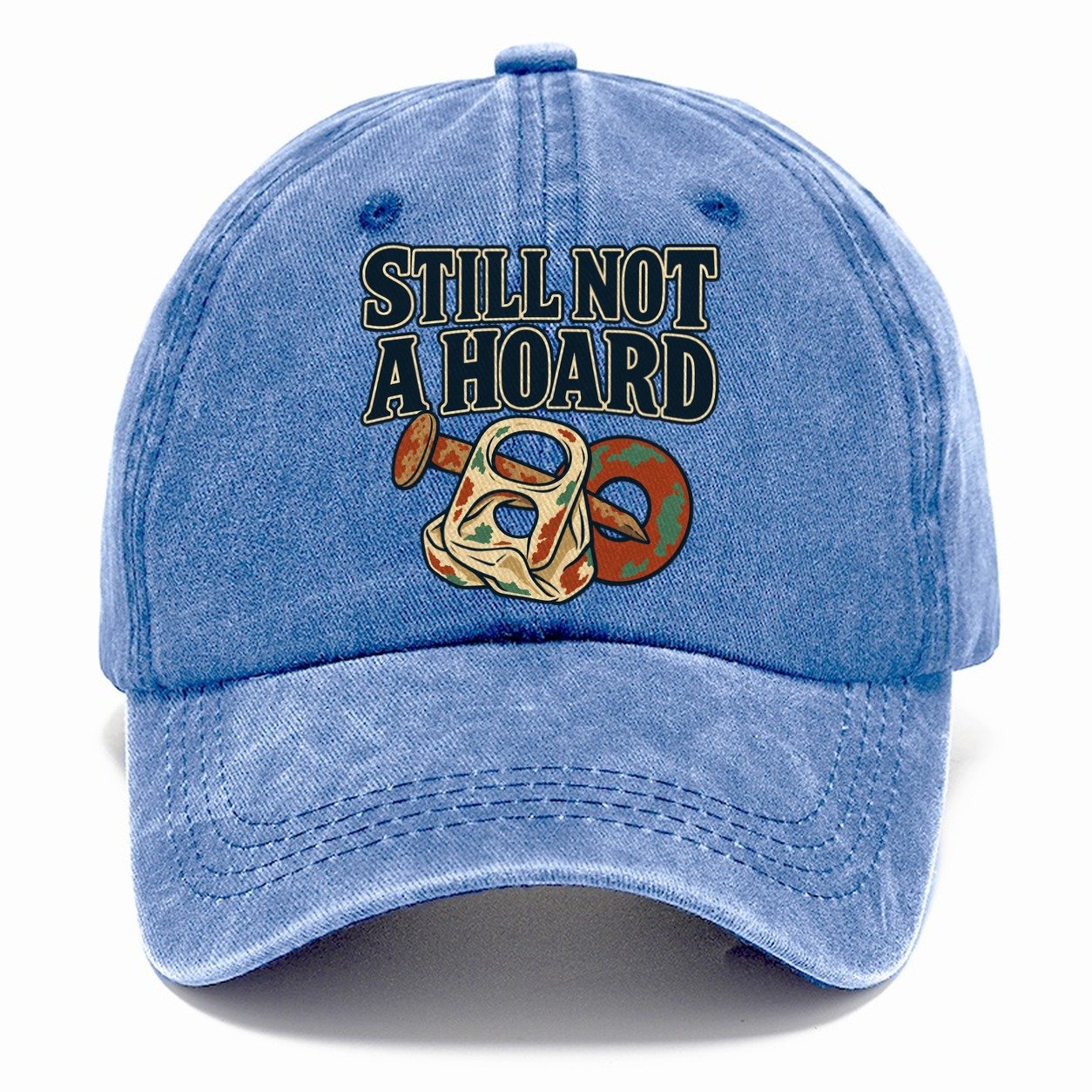 Still Not A Hoard Treasure Hunting Classic Cap – Summer Sky