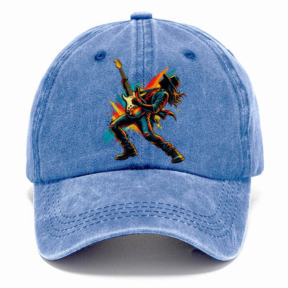 Electric Guitar Icon Music Instruments Classic Cap – Summer Sky