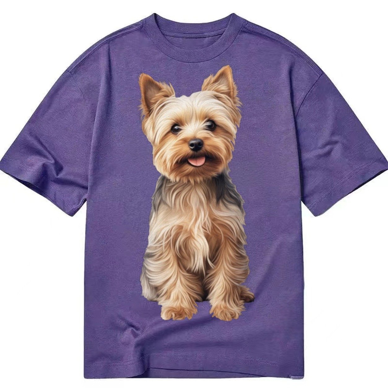 Yorkshire Terrier Dog Classic T-shirt – Purple