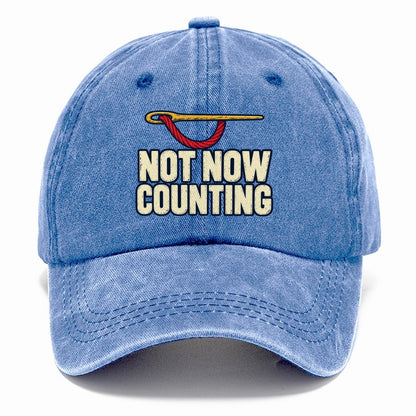 Not Now Counting Classic Cap – Summer Sky