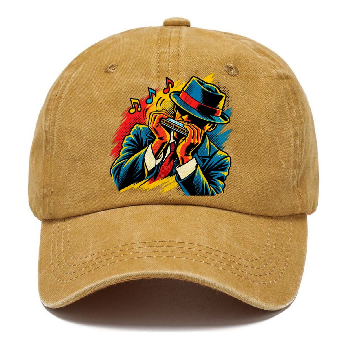 Pop Art Harmonica Classic Cap – Golden Harvest