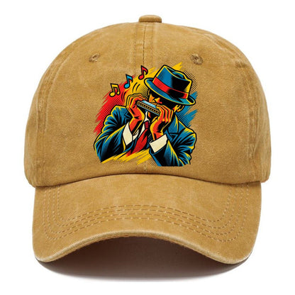 Pop Art Harmonica Classic Cap – Golden Harvest