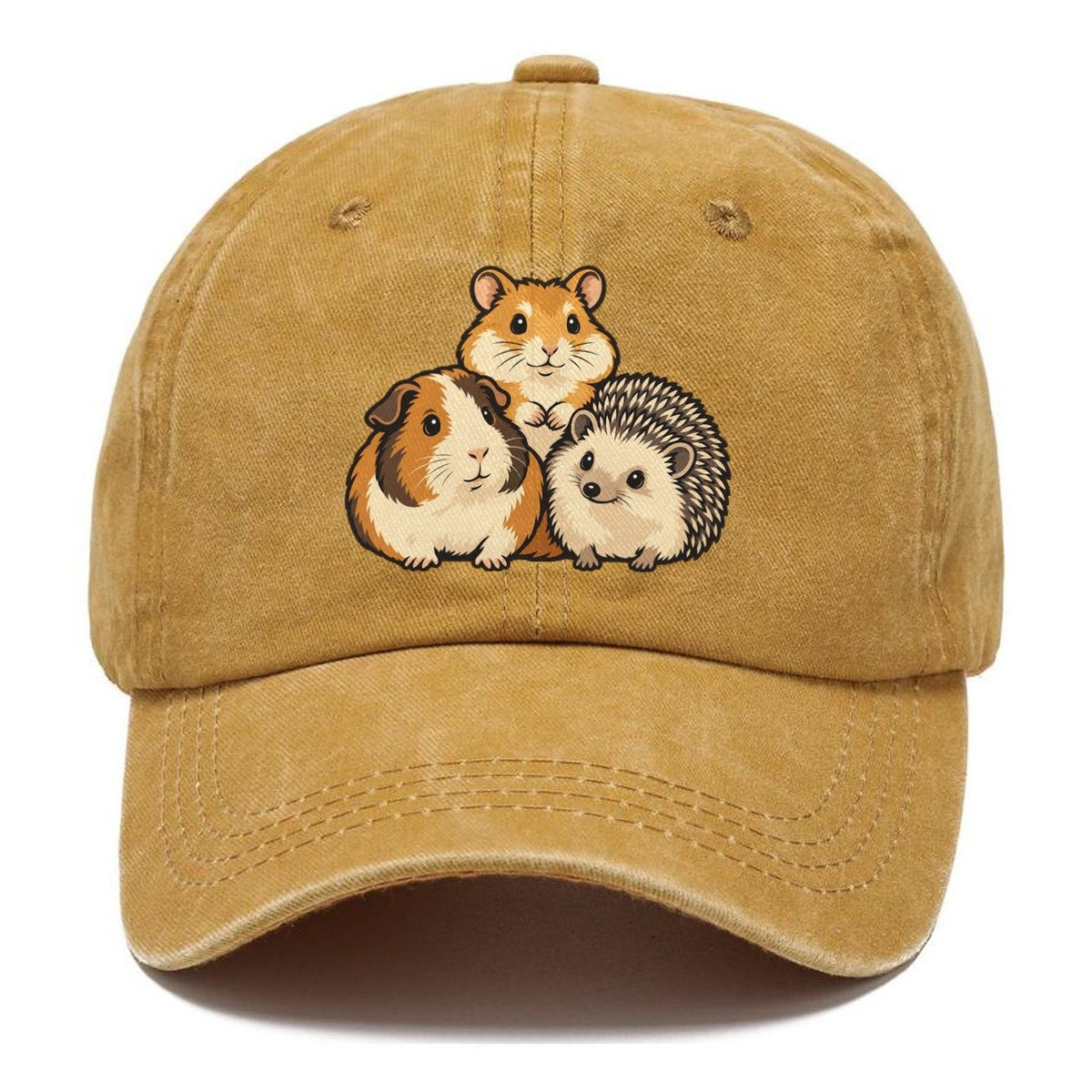 Three Tiny Faces Small Pet Logos Classic Cap – Golden Harvest