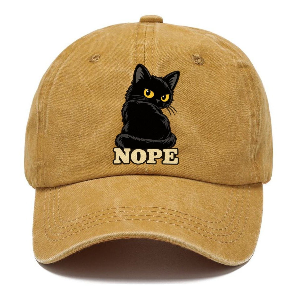 Black Cat Nope Fan Favorites Classic Cap – Golden Harvest