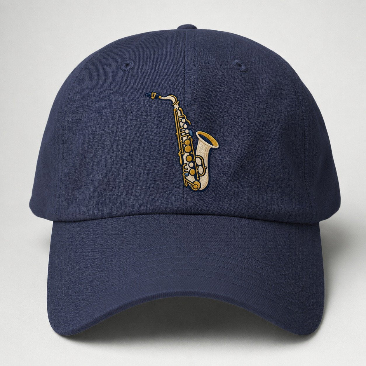 Saxophone Tiny Solo Marks Baseball Cap – Twilight Navy
