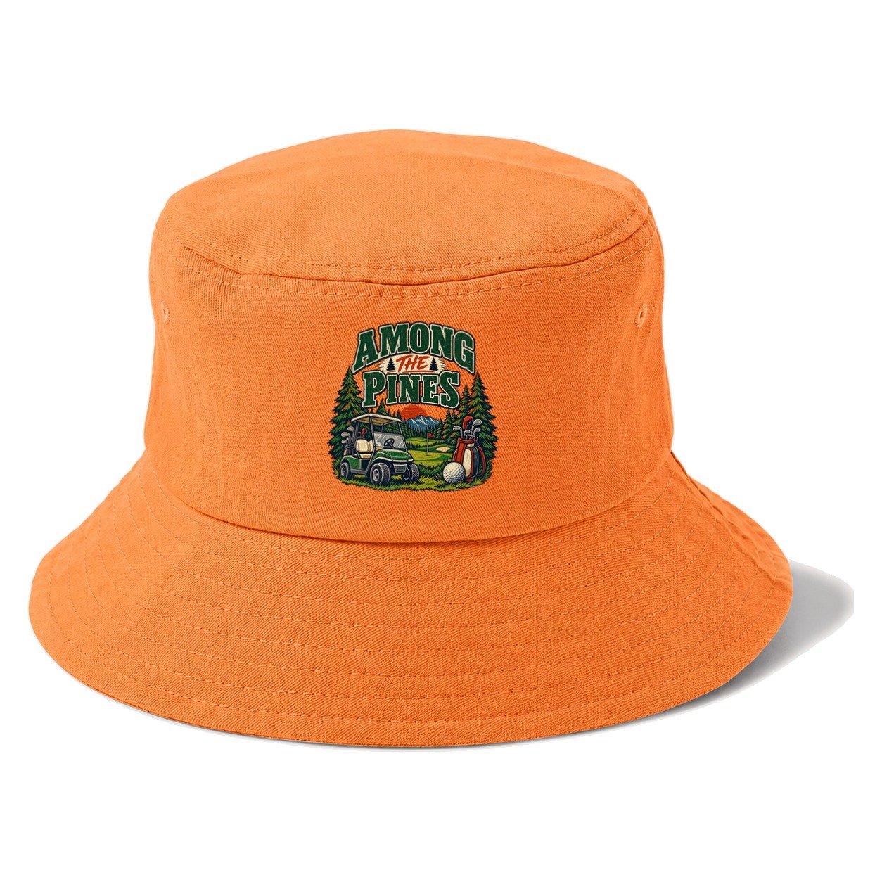 Among The Pines Golf Life Bucket Hat – Terracotta Clay