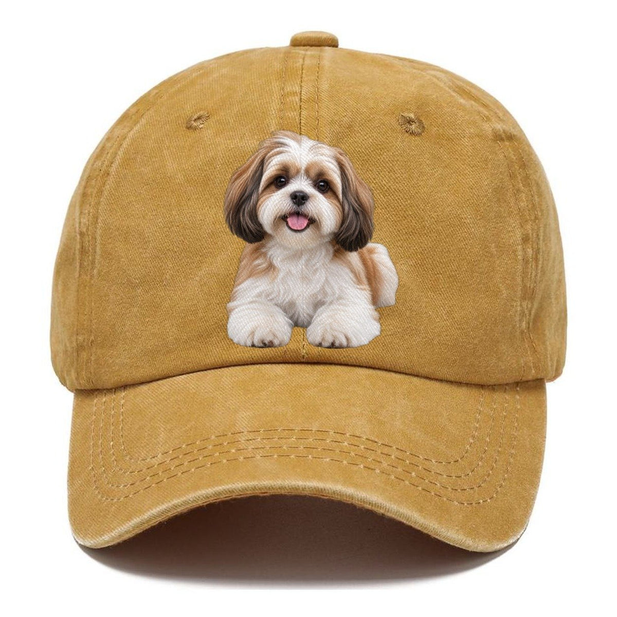 Shih Tzu Sitting Top Breeds Classic Cap – Golden Harvest