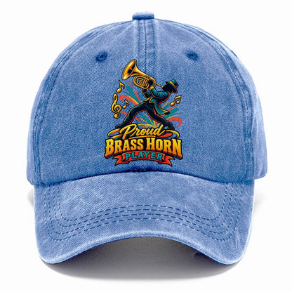 Proud Brass Horn Player Music Instruments Classic Cap – Summer Sky