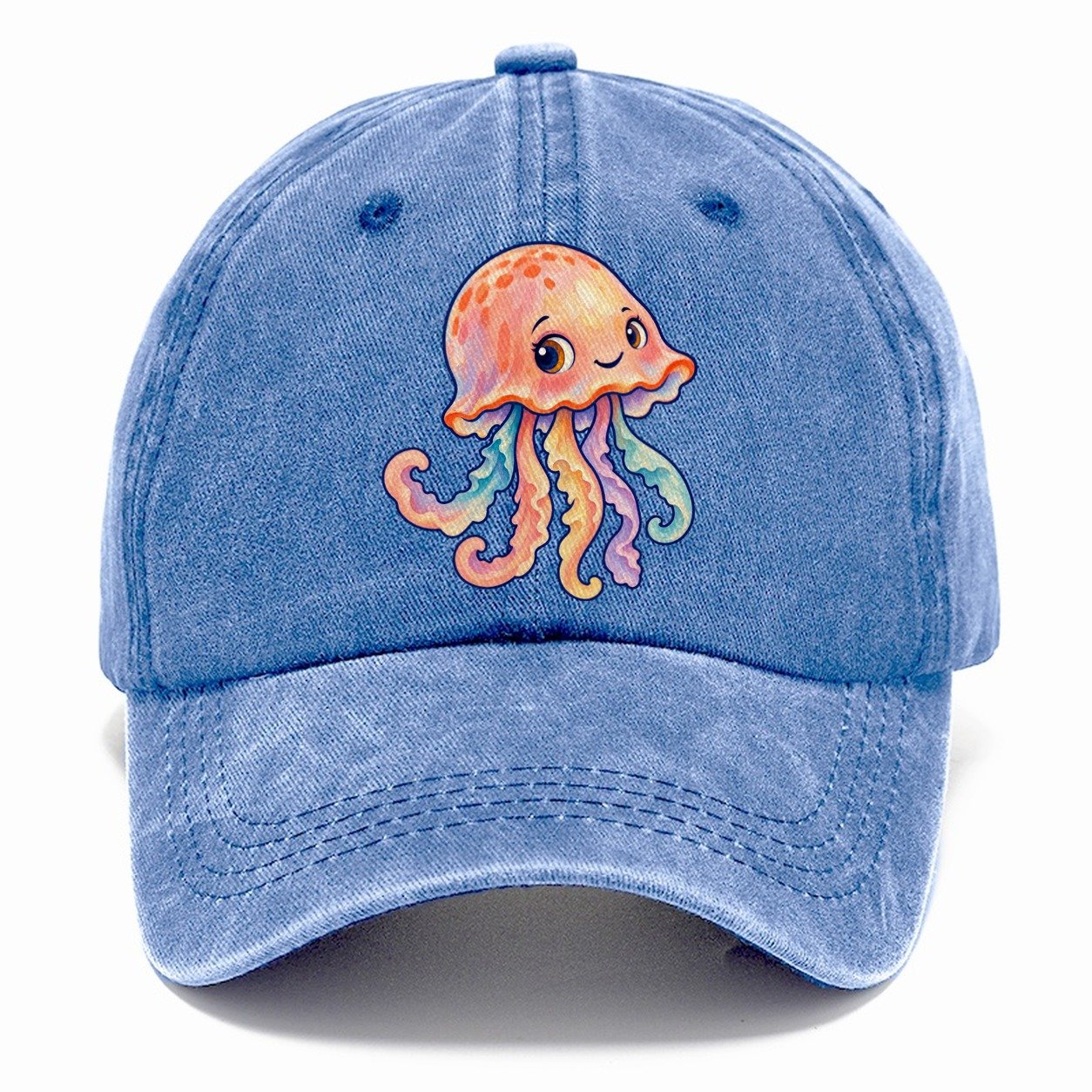 Jellyfish Bell Tilt Sea Sprite Classic Cap – Summer Sky