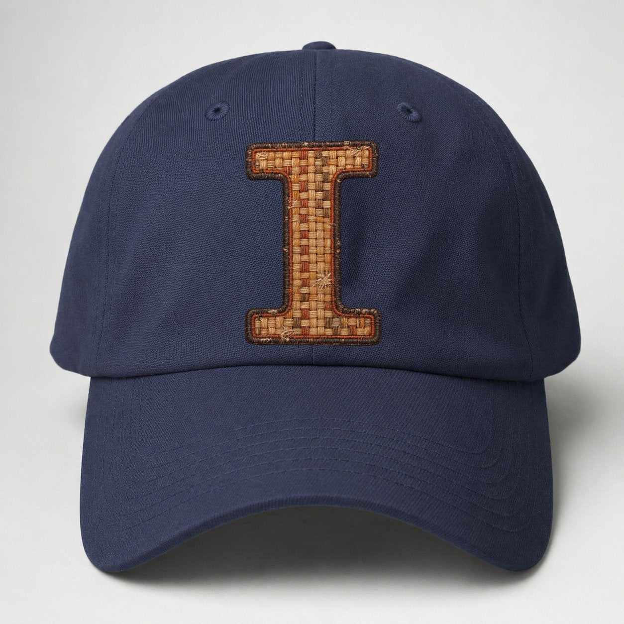 Woven Tweed I Monogram Baseball Cap – Twilight Navy