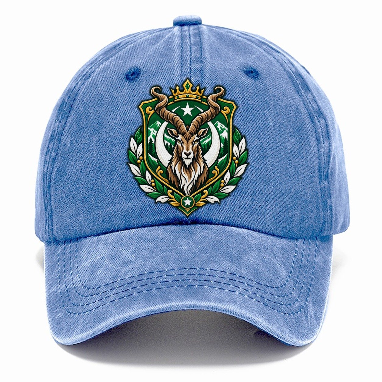 Pakistan Heraldic Crest Country Logos Classic Cap – Summer Sky