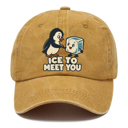 Ice To Meet You Familiar Punchlines Classic Cap – Golden Harvest